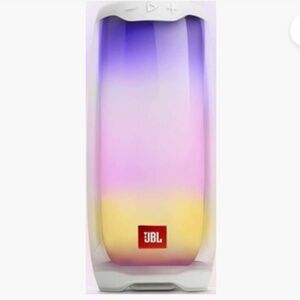 JBL Pulse 4 Portable Bluetooth Speaker, White